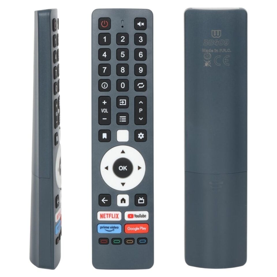 Botech - Wismann - Conti RC0407-020250526 Netflix - Youtube - Prime Video - Google Play Tuşlu Lcd Led TV Kumanda
