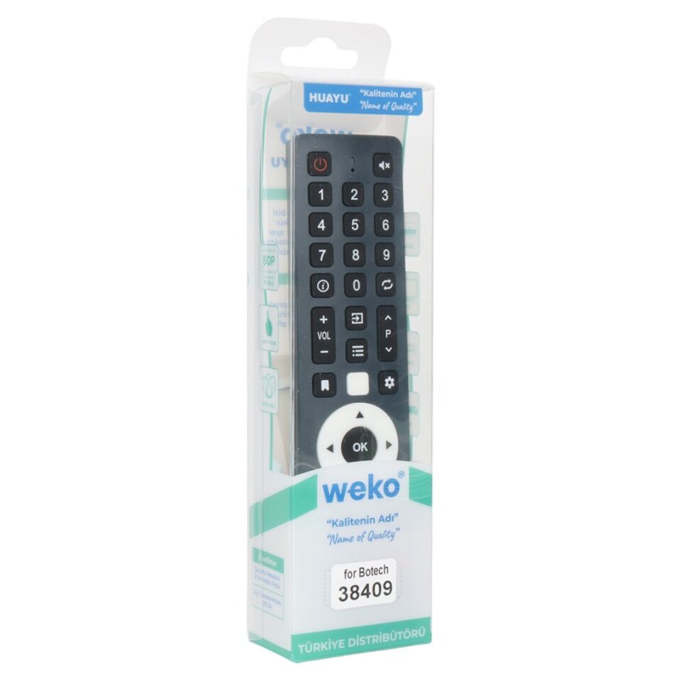 Botech - Wismann - Conti RC0407-020250526 Netflix - Youtube - Prime Video - Google Play Tuşlu Lcd Led TV Kumanda