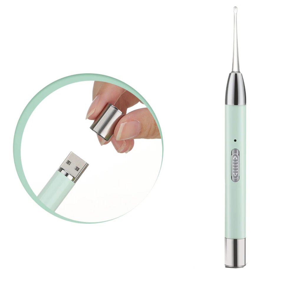 Powermaster PM-24168 2 in 1 Kulak Temizleme Cihazı Kulak Burun Temizleme Aleti