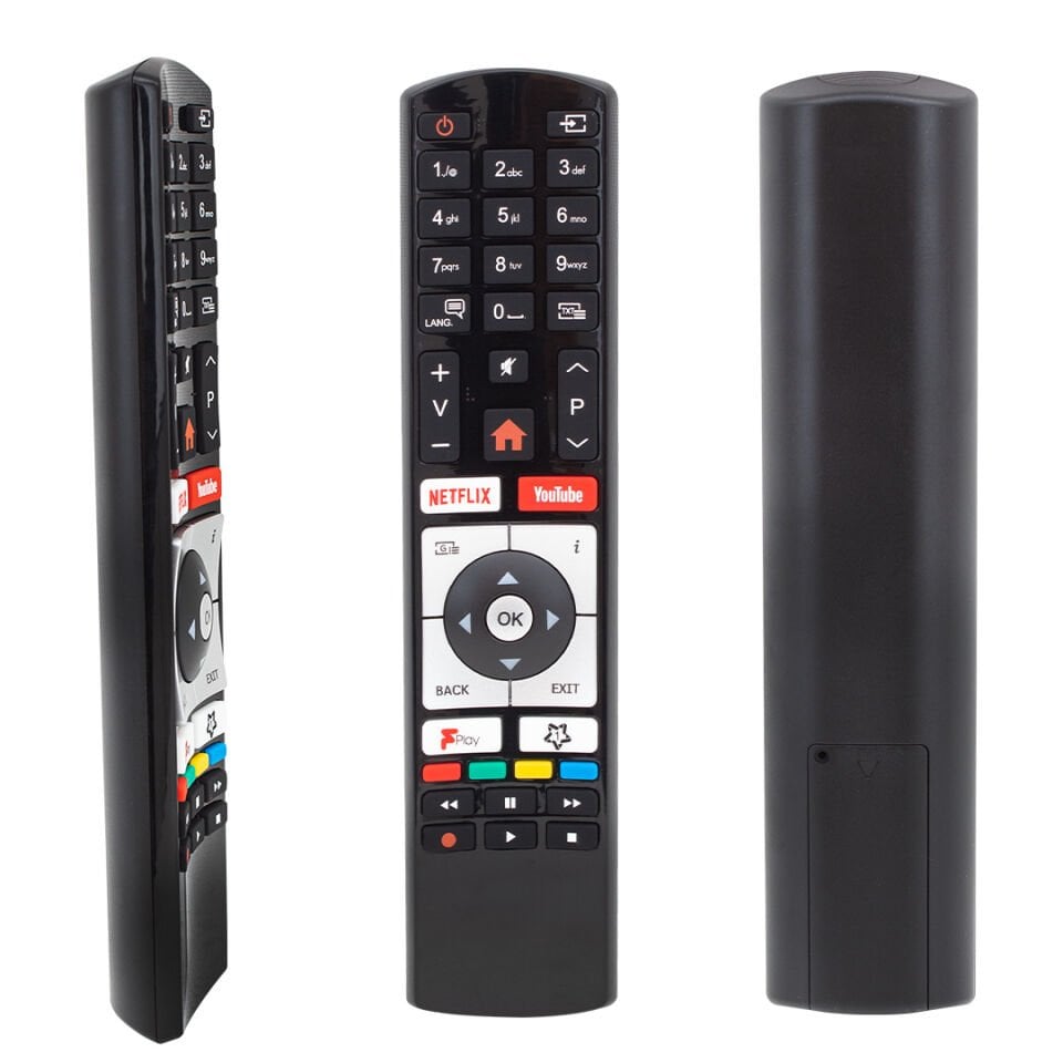 WEKO VESTEL RC4319 H0362B NETFLIX-YOUTUBE TUŞLU YAZISIZ TV KUMANDA 30100830