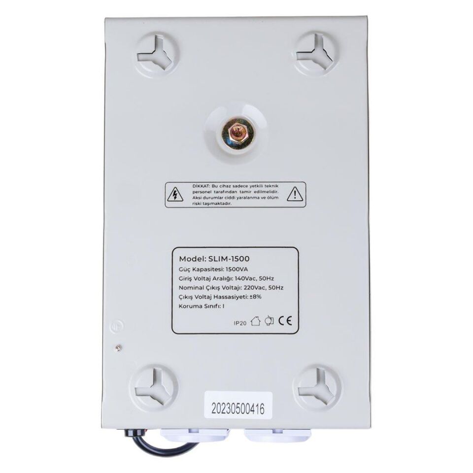 Powermaster SLIM-1500 Otomatik 1500 Watt Voltaj Kombi Regülatörü