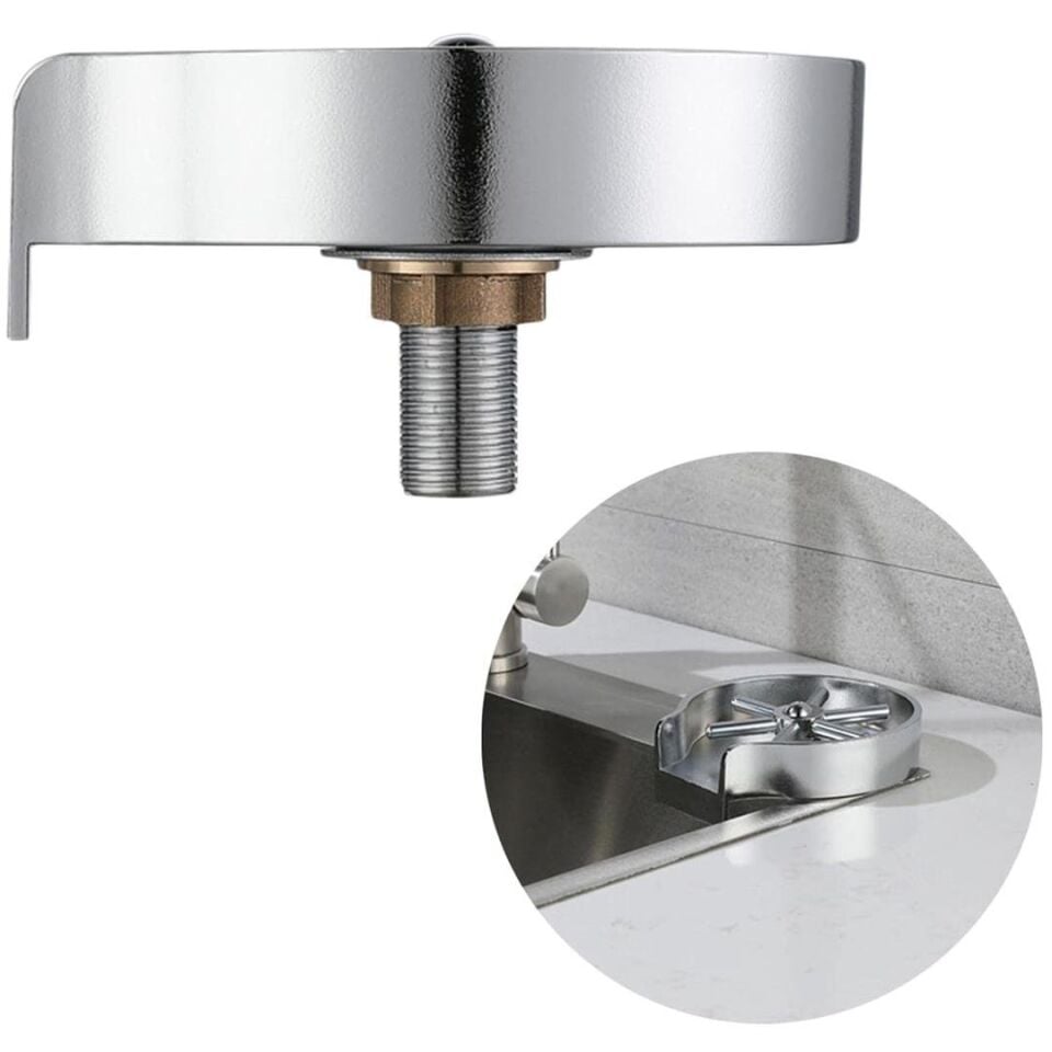 Ayt Sunup SN-20542 Basınçlı Bardak Yıkama Aparatı Metal Lavabo Yanı Bardak Yıkayıcı