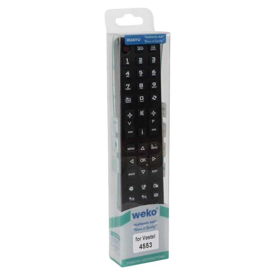 Vestel VES 203 RC1800 42PF906 50PF8175 - Toshiba 32L1334DG 40L1343DG Lcd-Led 3D'li Tv Kumandası