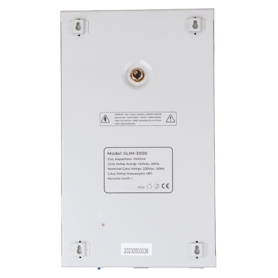 Powermaster SLIM-3000 Otomatik 3000 Watt Kombi Voltaj Regülatörü