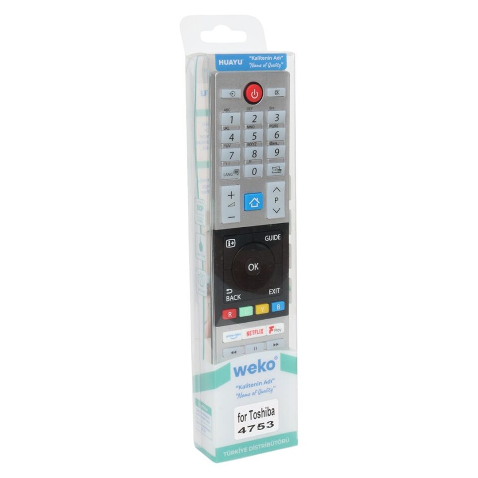 Toshiba CT-8541 Netflix- Prime Video-F Play Tuşlu Lcd-Led Tv Kumanda