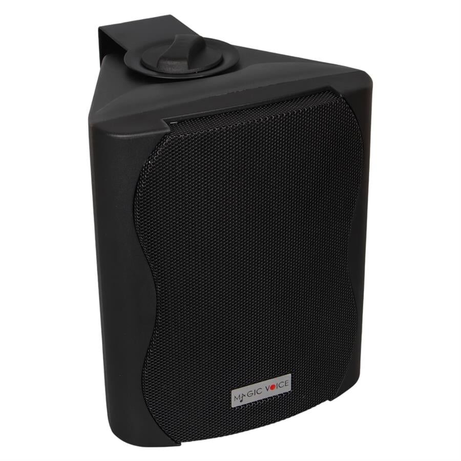 Magicvoice F-LHY4S 4 İnç 10 Cm Hat Trafolu Duvar Tipi Sütun Okul Cami Hoparlör 10W RMS 150W Peak MP3 USB Uyumlu Siyah