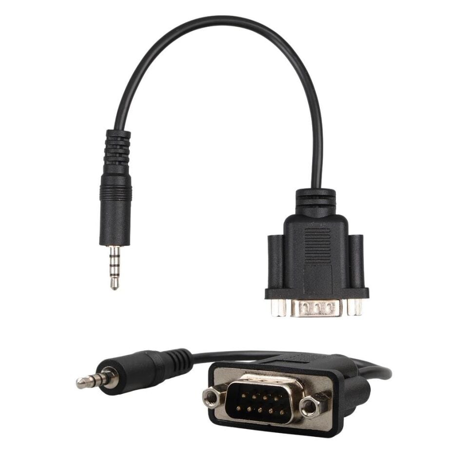 Powermaster 9 Pin Rs232 Erkek 3.5 Mm Stereo Erkek 3 Boğumlu Jack Kablo