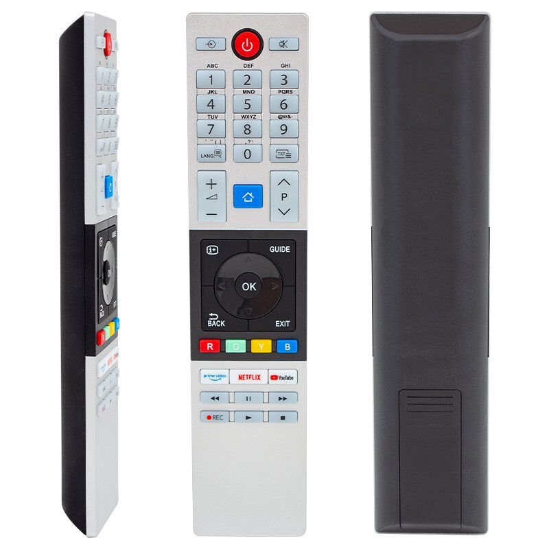 Ayt Toshiba Uyumlu CT-8543 CT-8533 Toshiba Netflix Prime Video Youtube Tv Tuşlu Lcd Led Tv Kumanda