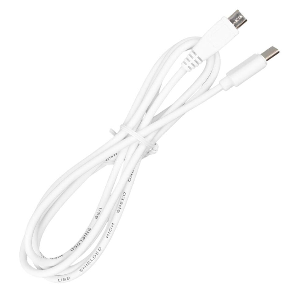 Ayt Powermaster Type-C To Micro 1.5 Metre Yazıcı Kablosu Bir Ucu Type-c Bir Ucu Android Micro Girişli Şarj Data Kablosu