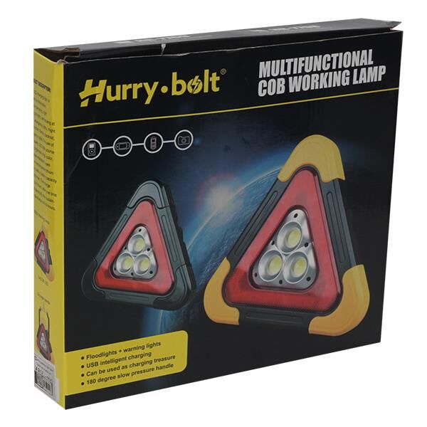 Ayt Powermaster Solar Güneş Enerjili Şarj Üçgen Reflektör Aydınlatma Park Lambası Oto Araç Reflektörü HB-7709