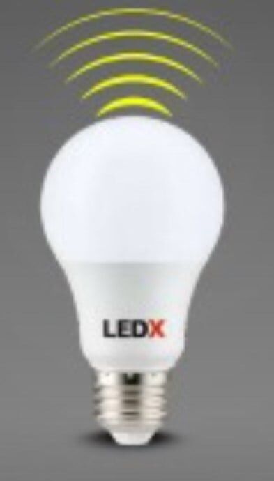 Ledx AL-LL9R Radar Sensörlü 9 Watt E27 Duy 810 Lümen Beyaz Led Ampul