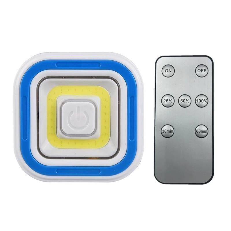 Powermaster PM-6937 Cob Ledli Pilli Uzaktan Kumandalı Tekli Lamba