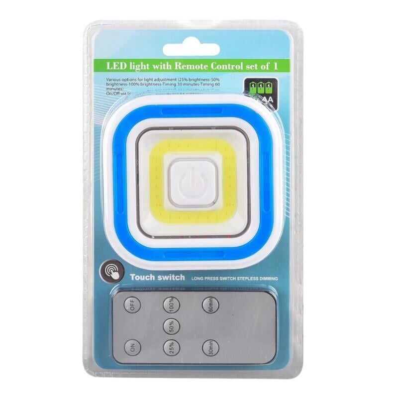 Ayt Powermaster PM-6937 Cob Ledli Pilli Uzaktan Kumandalı Tekli Lamba Tezgah Altı Işıldak Lamba