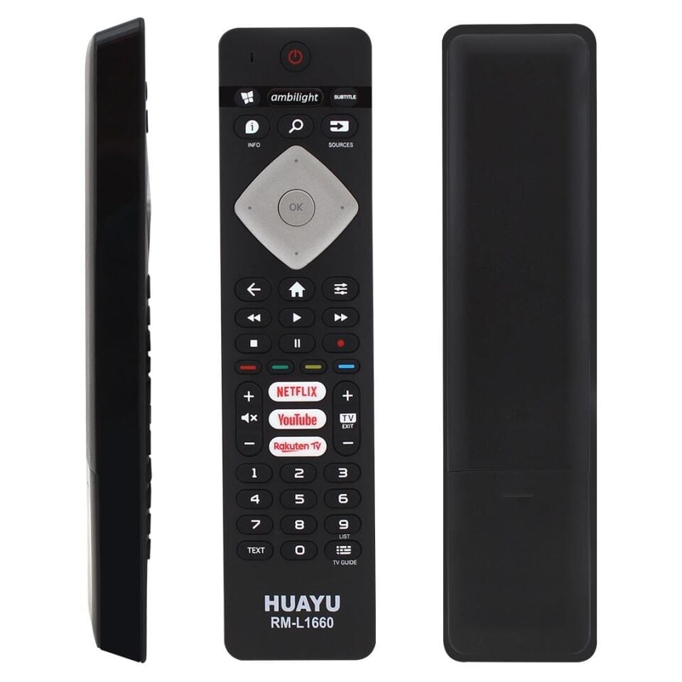Ayt Philips RM-L1660 Netflix Youtube Rakuten Tv Tuşlu Tv Kumanda Uzaktan Kumanda