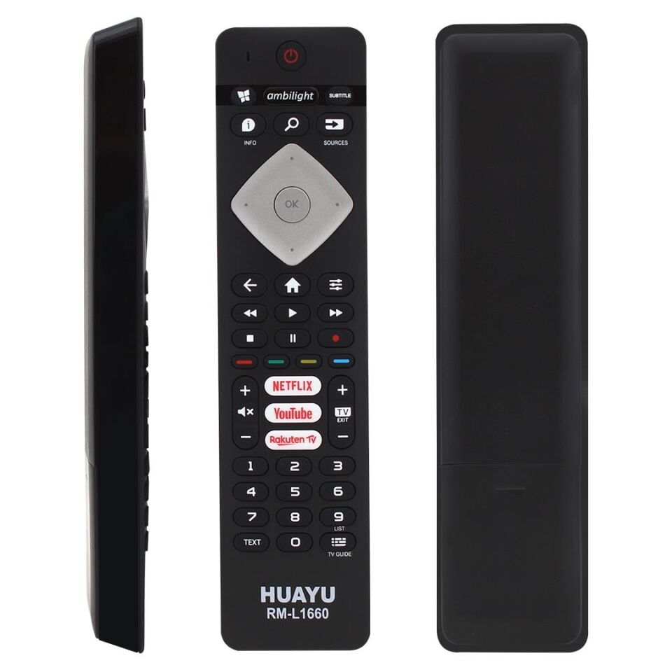Ayt Philips RM-L1660 Netflix Youtube Rakuten Tv Tuşlu Tv Kumanda Uzaktan Kumanda