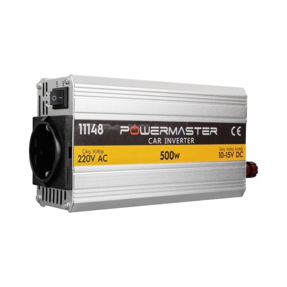 Powermaster Pm-11148 12 Volt 500 Watt Modified Sinus İnverter 12v-220v İnverter