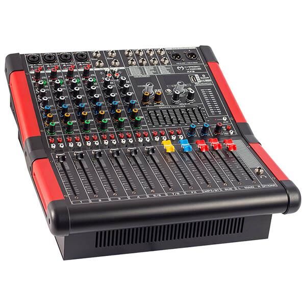 Magicvoice MV-A800 8 Kanal USB Bluetooth Destekli Power Mixer Anfi 2 Stereo Dijital Amfi
