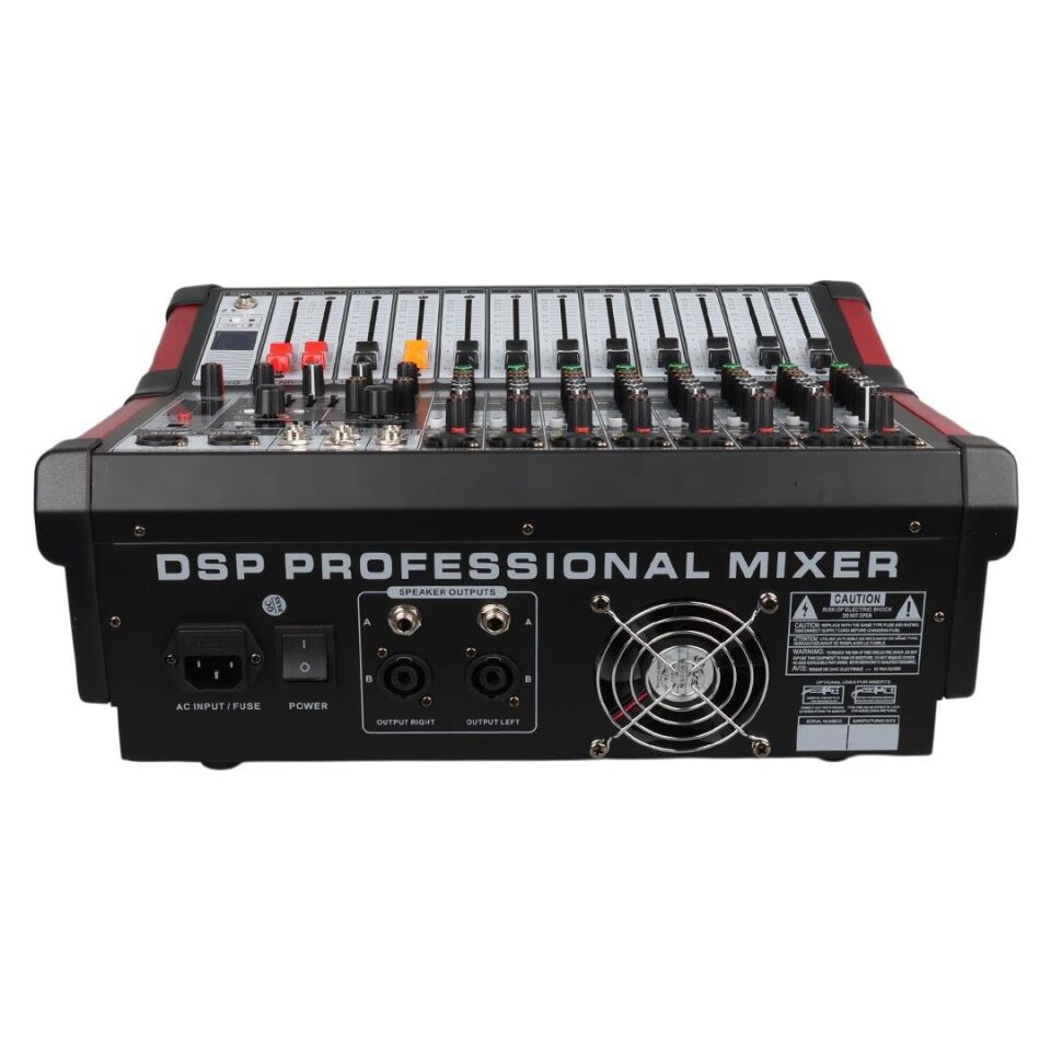 Magicvoice MV-A800 8 Kanal USB Bluetooth Destekli Power Mixer Anfi 2 Stereo Dijital Amfi