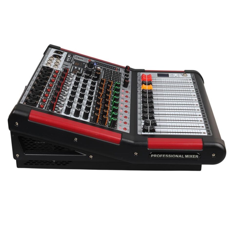 Magicvoice MV-A800 8 Kanal USB Bluetooth Destekli Power Mixer Anfi 2 Stereo Dijital Amfi