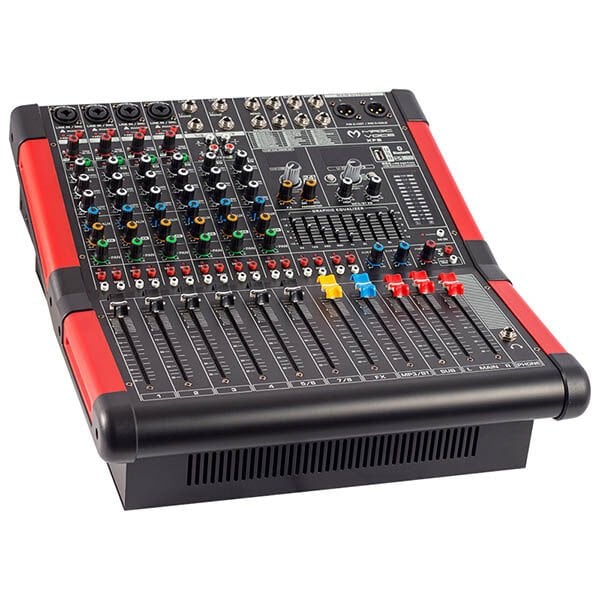 Magicvoice MV-A800 8 Kanal USB Bluetooth Destekli Power Mixer Anfi 2 Stereo Dijital Amfi