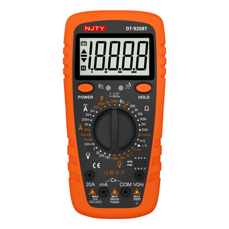 Powermaster PM-6241 El Tipi Dijital Multimetre Ölçü Aleti Ac Dc Diyot Akım Ölçer Ölçüm Cihazı Pilli