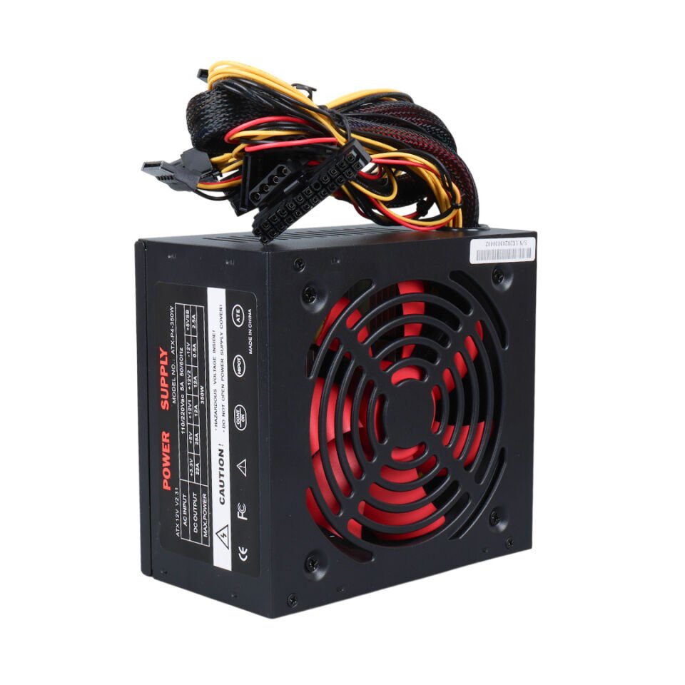 Powermaster PM-4264 ATX 12V V2.3 20+4 PIN 350 Watt Power Supply Güç Kaynağı Bilgisayar İçin